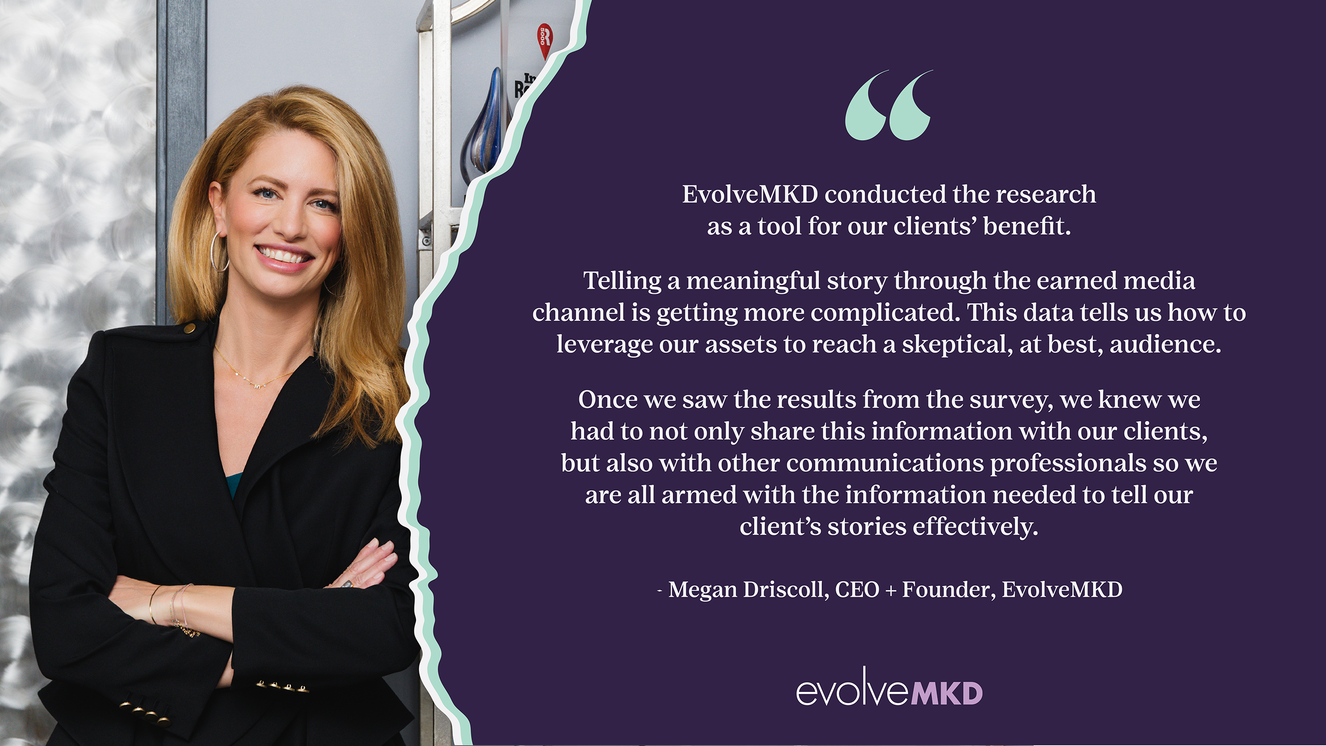 Megan Driscoll, CEO and Founder of EvolveMKD