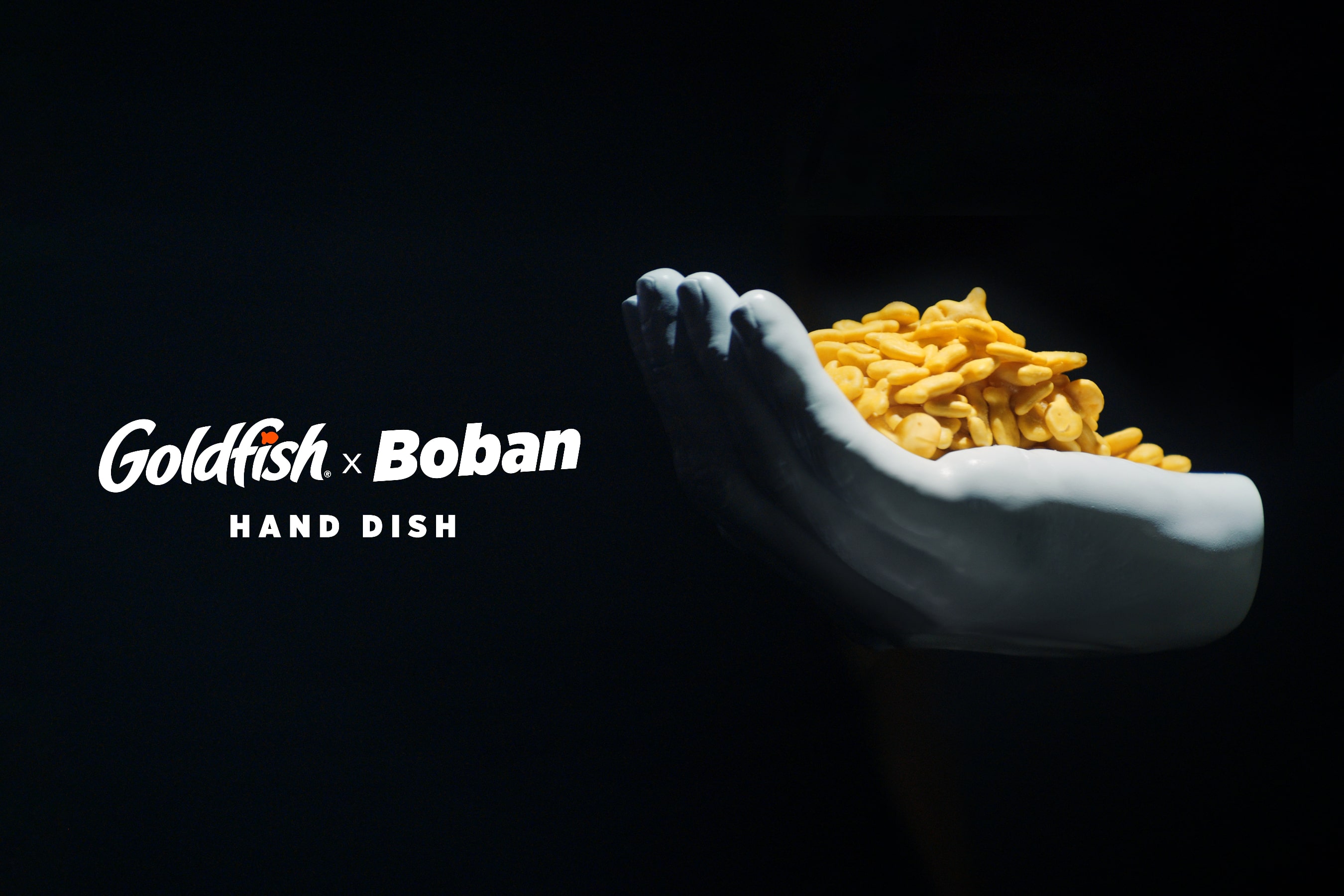 Fitting 301 Goldfish crackers and measuring at 10.75 inches, the limited-edition Goldfish x Boban Hand Dish will be available exclusively on March 1. The Goldfish x Boban Hand Dish drops on 03/01 at 3:01 PM ET and will be available for a limited time.