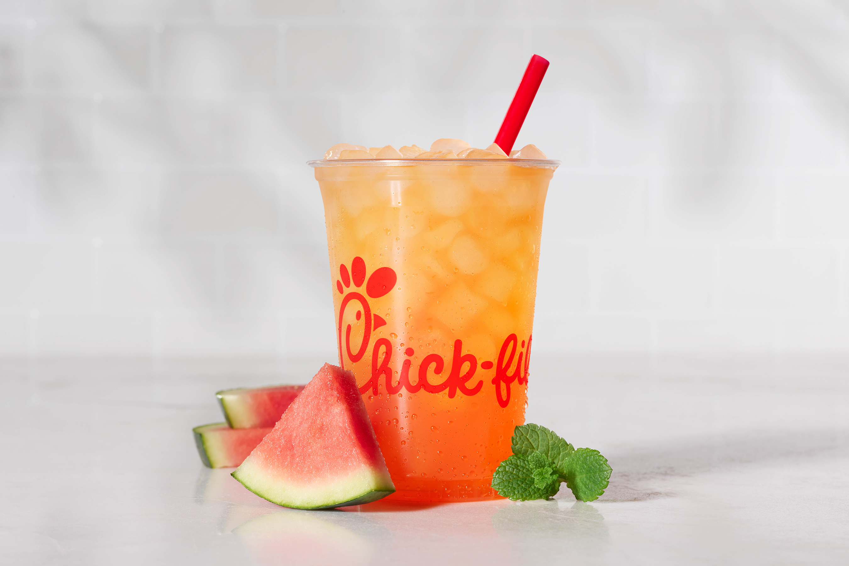 Sunjoy® meets the flavors of watermelon and mint to create a refreshing twist on a classic Chick-fil-A beverage.