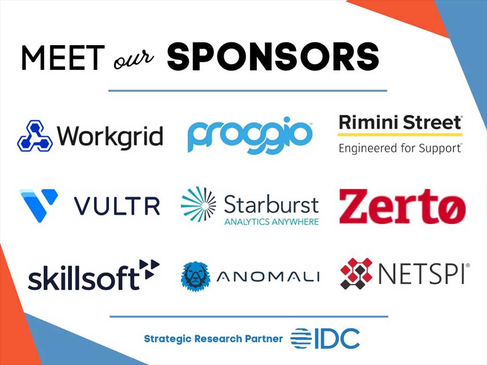 IMPACT sponsors include these leading AI and ML companies and innovators