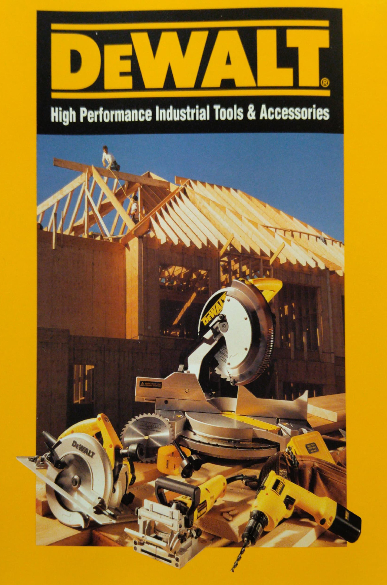 In 1992, DEWALT introduced its first line of portable electric power tools and accessories designed specifically for residential contractors, remodelers and professional woodworkers.