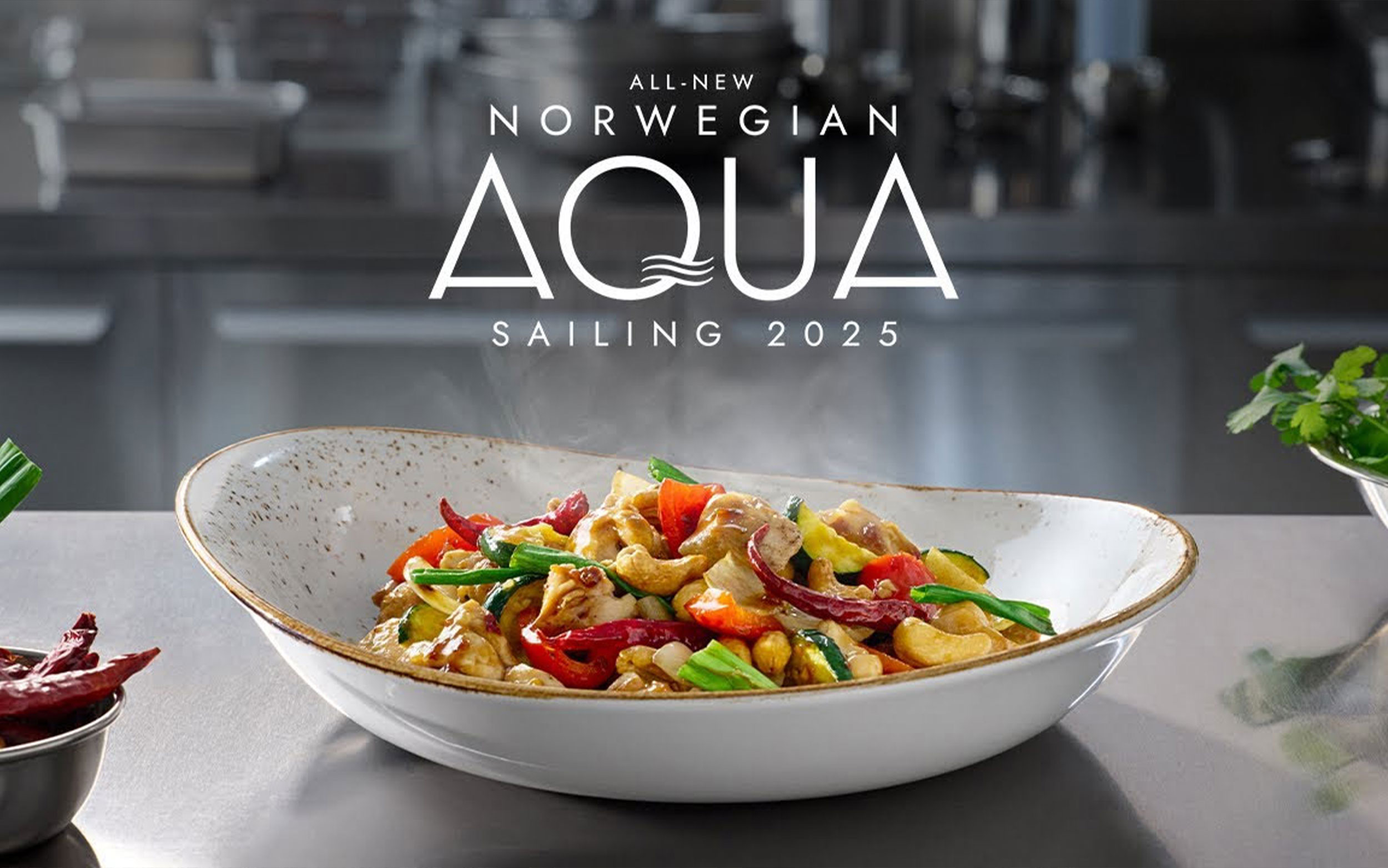 Take a sneak peek into the elevated culinary and beverage experiences Norwegian Cruise Line will be serving up on board the all-new Norwegian Aqua, including Sukhothai, the company’s first-ever Thai specialty restaurant; Planterie, a complimentary plant-based eatery; and Swirl Wine Bar, a contemporary wine lounge.