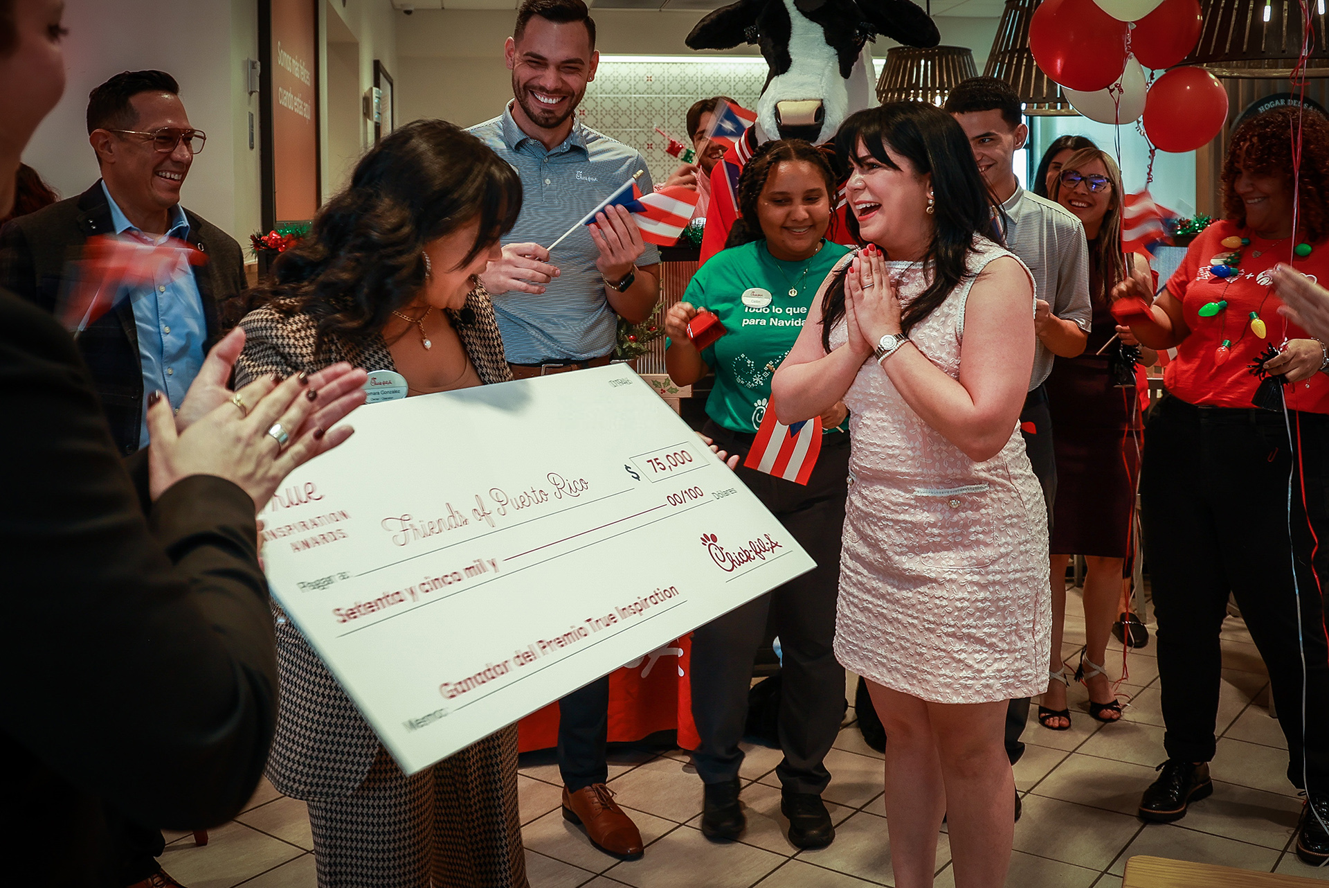 Friends of Puerto Rico, one of two first-time winners in Puerto Rico, received a $75,000 Chick-fil-A True Inspiration Awards grant to further their efforts of providing underserved youth with entrepreneurial learning opportunities across the island.