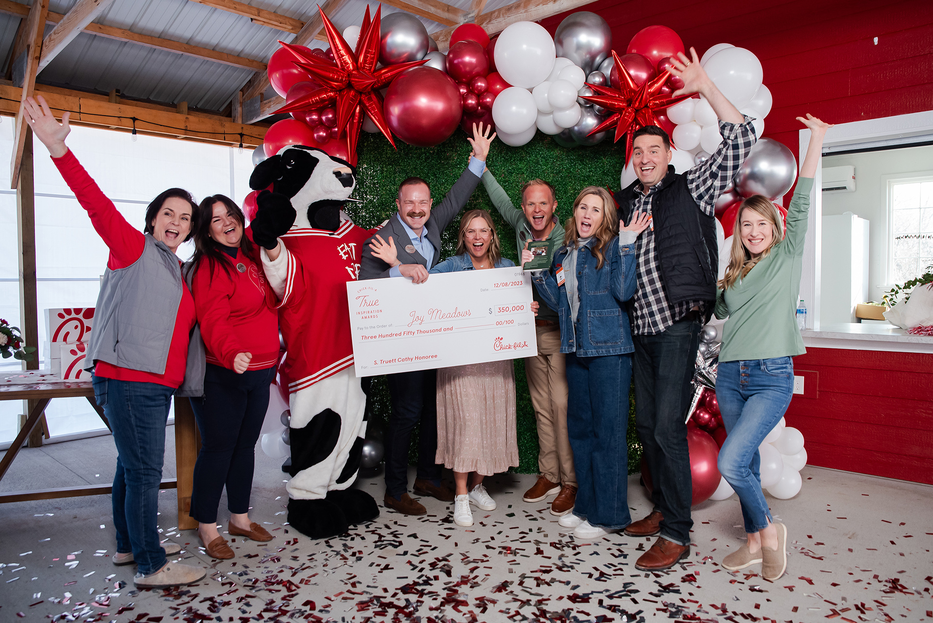 Linwood, Kan. nonprofit Joy Meadows received a $350,000 grant after being named the S. Truett Cathy Honoree for the 2024 Chick-fil-A True Inspiration Awards. The funding will help the organization further its efforts to provide foster families with community support, housing and other resources.