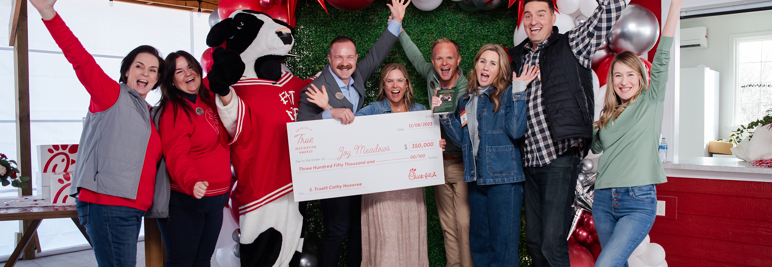 Linwood, Kan. nonprofit Joy Meadows received a $350,000 grant after being named the S. Truett Cathy Honoree for the 2024 Chick-fil-A True Inspiration Awards. The funding will help the organization further its efforts to provide foster families with community support, housing and other resources.