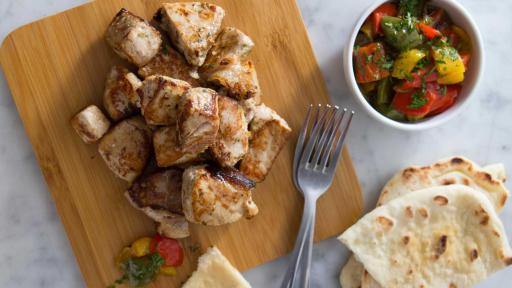 Bocados de Cerdo a la Mediterr&aacute;nea