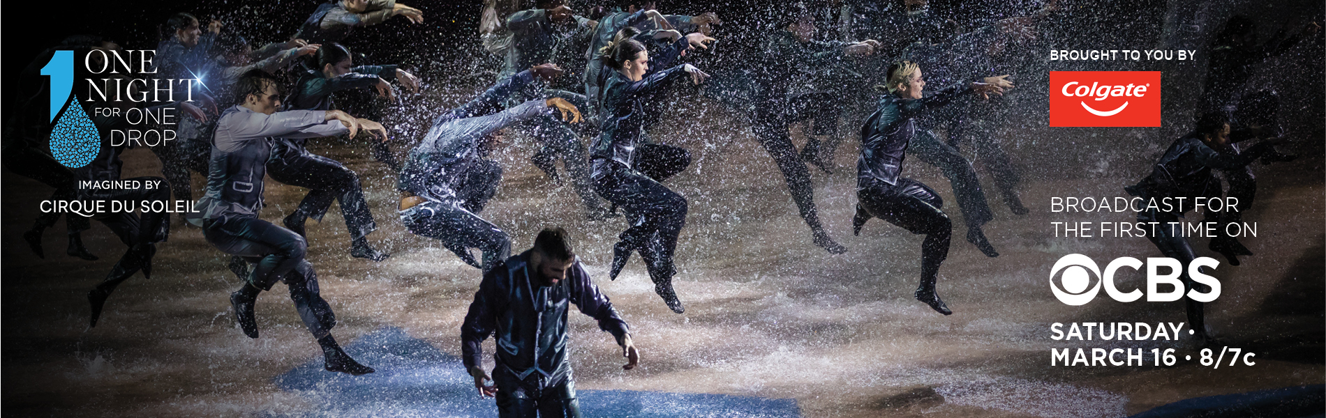 Dancers dancing on a stage with 4 inches of water.