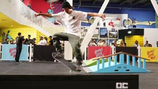Pro skater, Tom Asta, en @BonesLoveMilk Shredquarters en Huntington Beach, Calif., el mi&eacute;rcoles 24 de julio de 2019. Asta y los integrantes del Equipo de Skate @BonesLoveMilk realizaron varios trucos en el skatepark pop-up, un programa de toda una semana organizado por la Junta de Procesadores de Leche de California dedicado a celebrar el skate y la cultura de las calles de California, mostrando a su vez los beneficios reales de la leche como la bebida energ&eacute;tica de la naturaleza. (Foto de Matt Sayles/Invision para CMPB/AP Images)