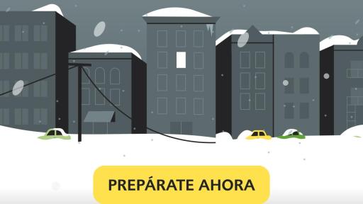 Web Banner &ndash; tormenta de invierno