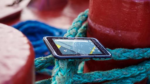 The Algiz RT8 ultra-rugged tablet has an IP67 rating, meaning it is fully waterproof. Water on the screen or in the physical ports is no problem.