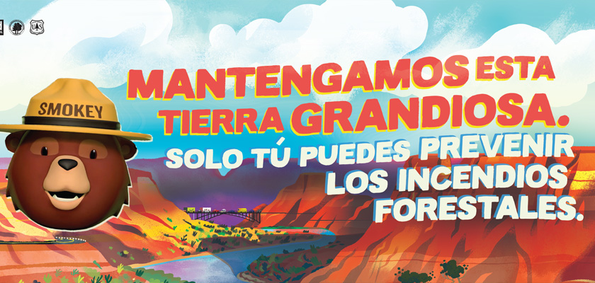 Smokey Bear OOH for Mountains and Valleys | Wildfire Prevention | Ad Council