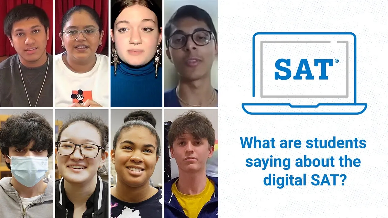 Play Video: What students have to say about the digital SAT