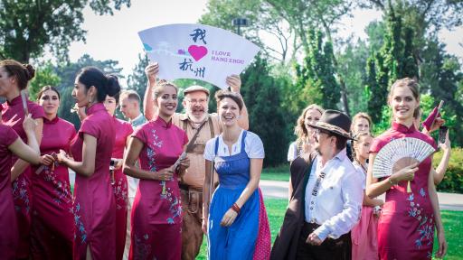 Das Hangzhou Global Qipao Festival 2019 in Österreich