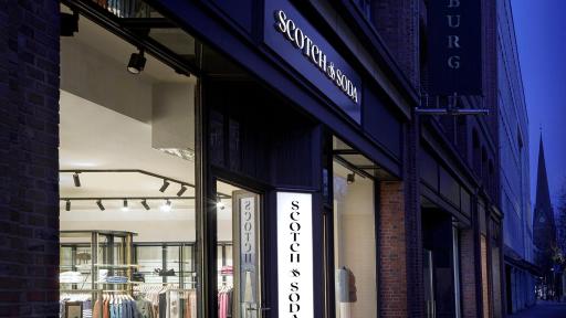 Image of Scotch & Soda Hamburg Mönckebergstrasse Store (Fa&ccedil;ade)
