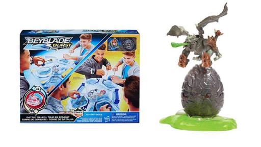 BeyBlade Burst Evolution Tour de combat SwitchStrike  et Mega Construx Breakout Beasts