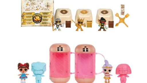 Treasure X et L.O.L. Surpise! Under Wraps