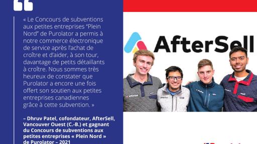 Dhruv Patel (droit), cofondateur, AfterSell