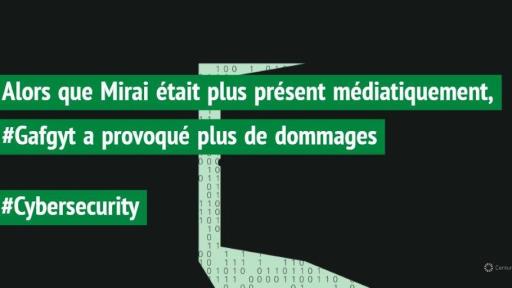 Alors que Mirai était plus présent médiatiquement, #Gafgyt a provoqué plus de dommages #cybersecurity