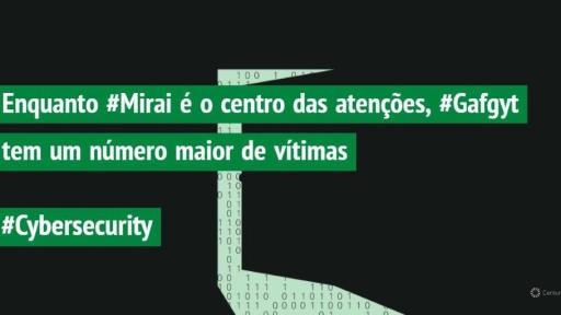 Enquanto #Mirai é o centro das atenções, #Gafgyt tem um número maior de vítimas #cybersecurity