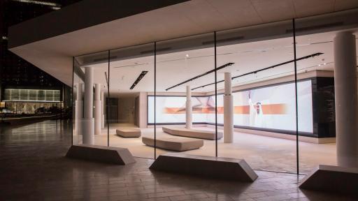 The Welcome Center at the Founder's Memorial