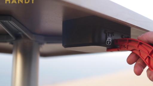 Standalone wireless charging table