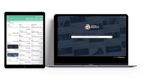 Mockup home page-Linkfluence Search