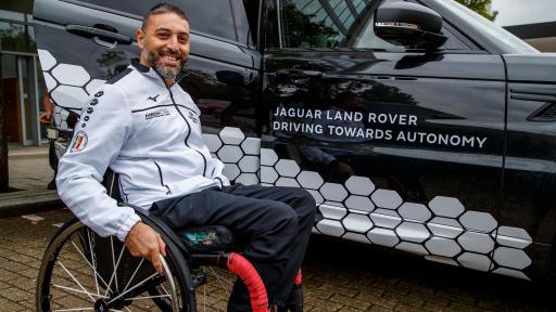 Simone Caleddu, Invictus Games Sydney 2018 - Team Italy Competitor and Level 4 Prototype Autonomous Range Rover Sport