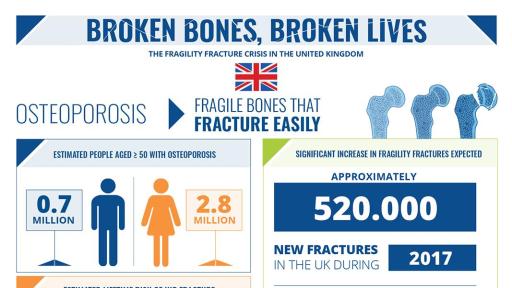 Broken Bones Broken Lives Report infographic for the UK
