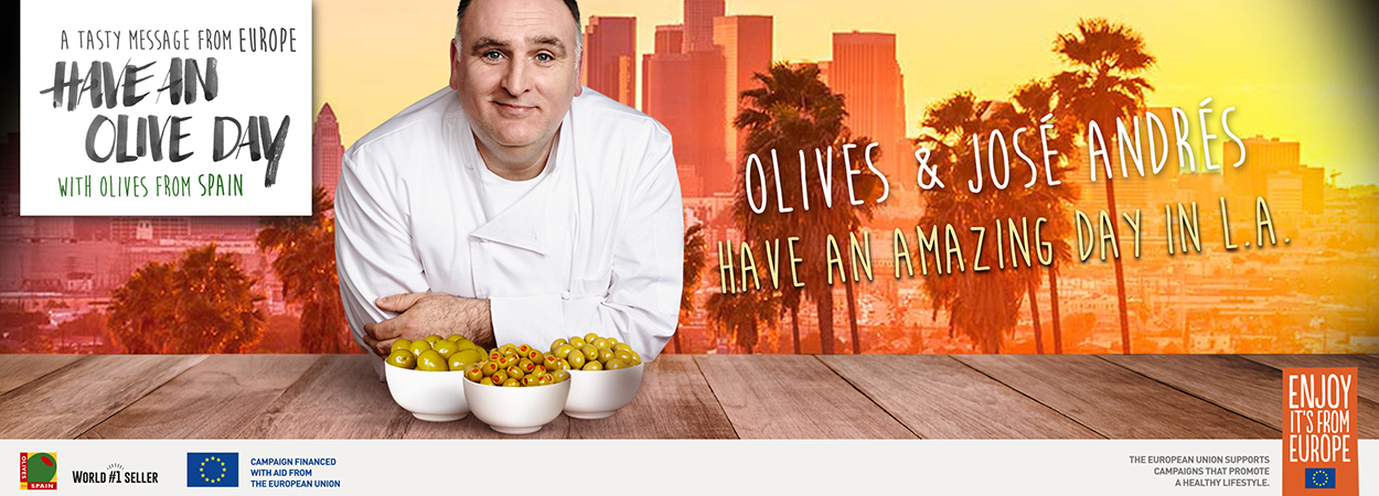 The campaign &ldquo;Have an Olive Day&rdquo; makes a stop in LA with the prestigious chef Jos&eacute; Andr&eacute;s