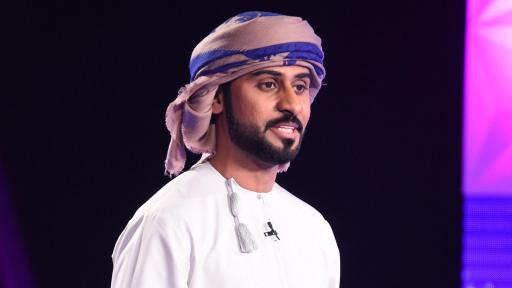 Salim Al Kaabi, fourth place winner on Stars of Science Season 10
سالم الكعبي، الفائز بالمركز الرابع في الموسم العاشر من برنامج نجوم العلوم