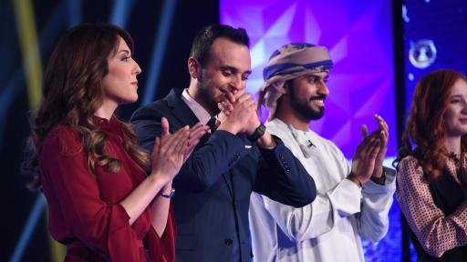 Walid Albanna, crowned the ‘best Arab innovator’ on Stars of Science Season 10
لحظة الإعلان عن فوز وليد البنا، بلقب المبتكر العربي الأول في الموسم العاشر من برنامج نجوم العلوم