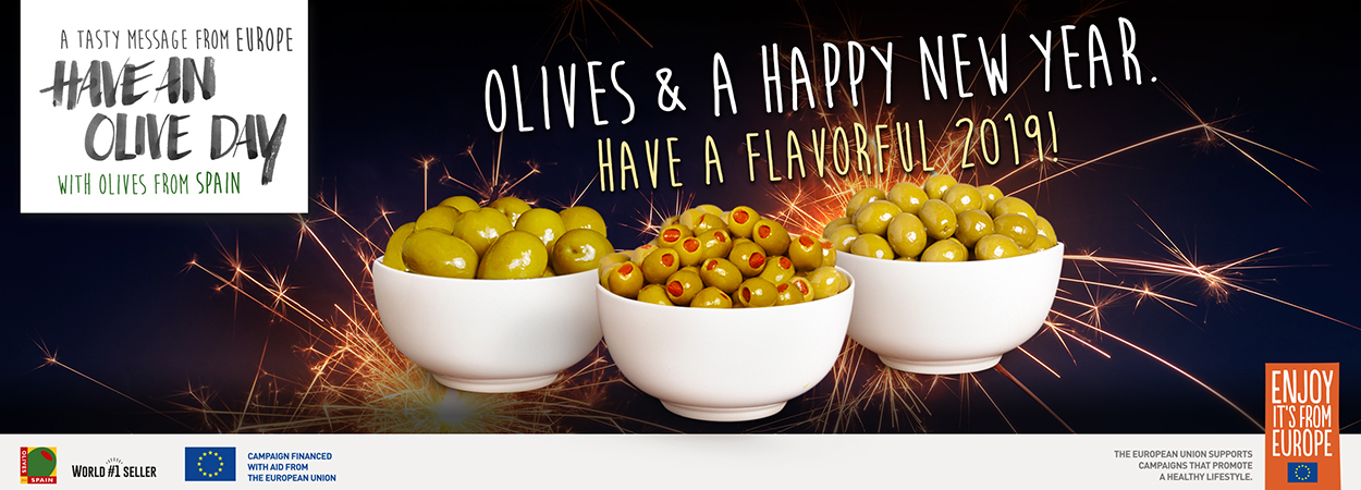 Olives from Spain, &ldquo;small&rdquo; allies to include the Mediterranean Diet in 2019
