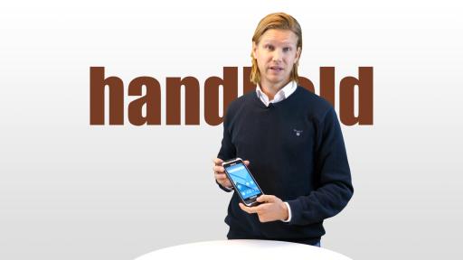 Product presentation by Handheld of the new Nautiz X6 rugged phablet