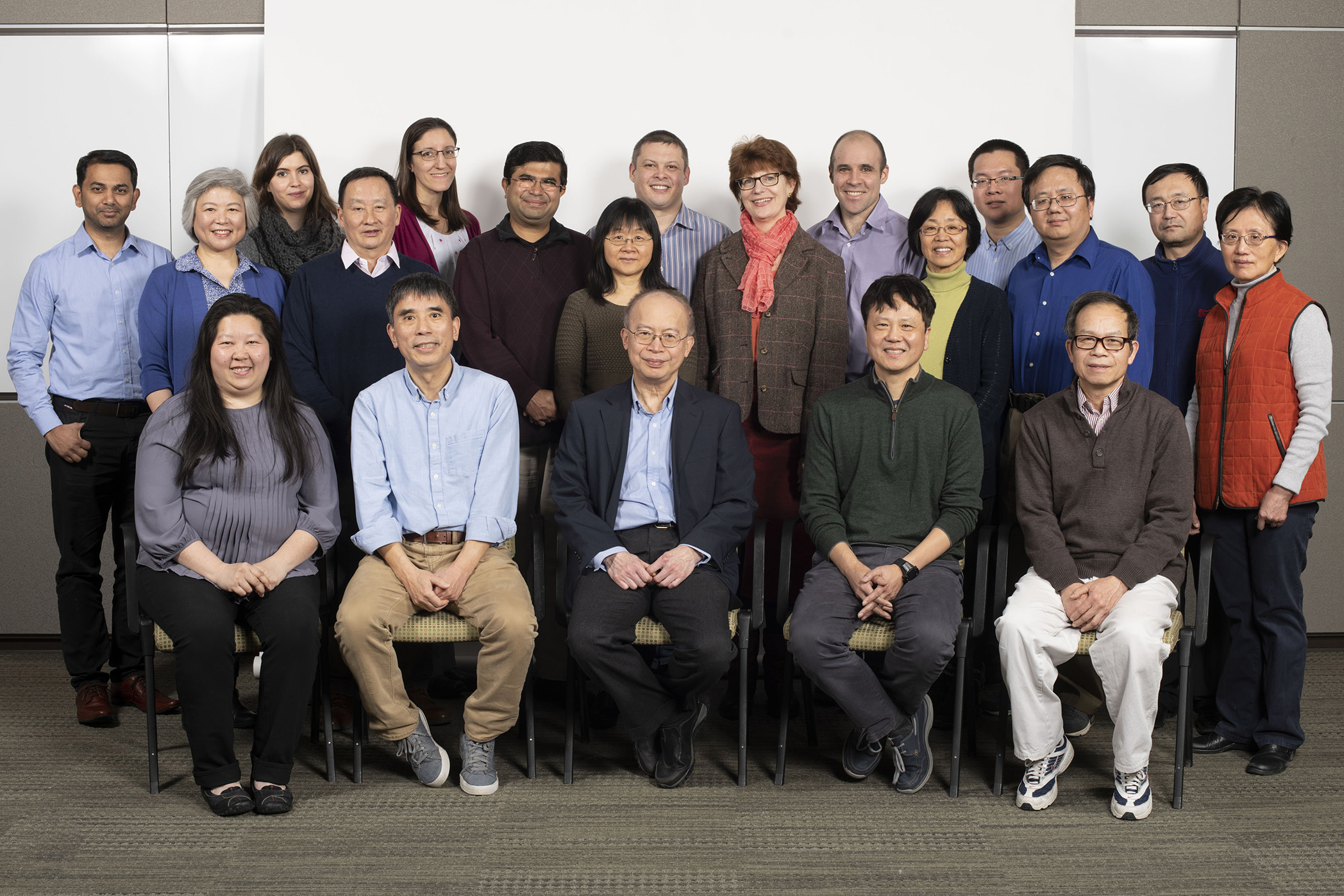 Group shot of M7824. M7824, an investigational bifunctional immunotherapeutic, was discovered and developed in-house by a team of scientists and medical thought leaders at Merck. Pictured above are members of the M7824 research team located in Billerica, Massachusetts, US