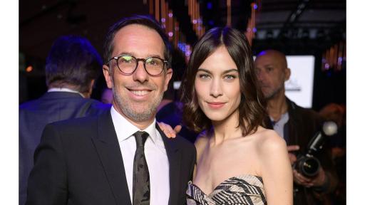 Image of Nicolas Hieronimus, L’Oréal Députy CEO in charge of Divisions, Alexa Chung, International égérie of L’Oréal Professionnel.