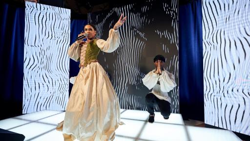 Martell Home Live-Image of Princess Nokia on stage