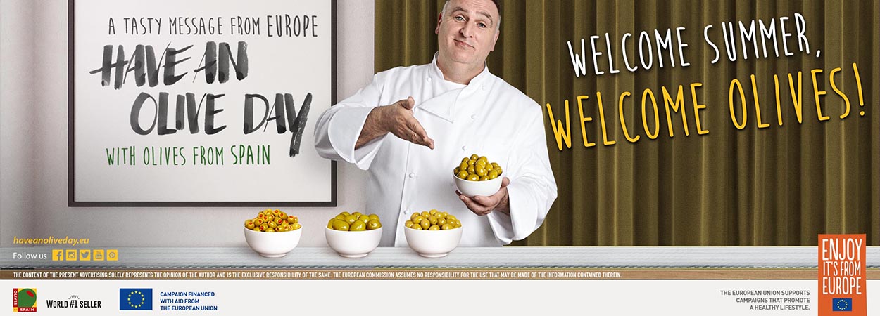 Have an Olive Day! With Olives from Spain Conquers the Summer Fancy Food Show in New York City Again