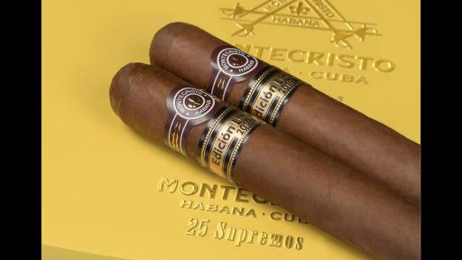 Image of Montecristo Supremos box and habanos