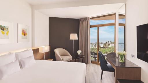 The One Bedroom Family Suite is spacious, modern and relaxing just steps away from the 800 metre private beach