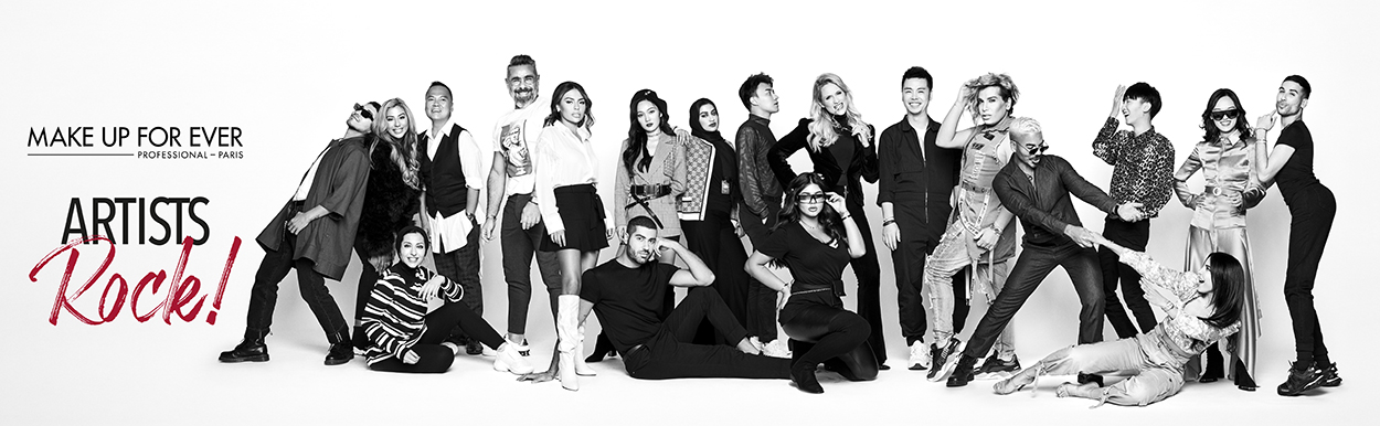 MAKE UP FOR EVER, IN THE PRESENCE OF THE PRESIDENT AND CEO GARBRIELLE RODRIGUEZ, IS CELEBRATING ITS MAKE UP ARTIST COLLECTIVE WITH THE ARTISTS ROCK! EVENT IN PARIS FROM SEPTEMBER 18TH TO 20TH,2019