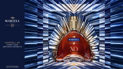 XO Martell Key Visual - "the arch" striking new design”