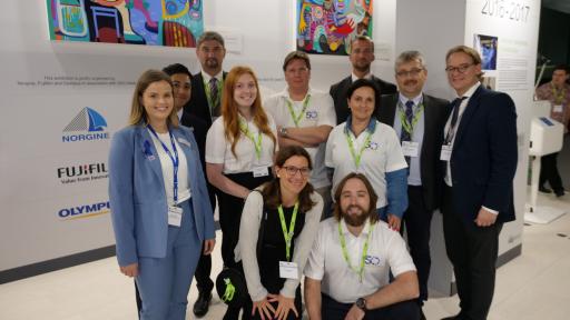 Image of Staff from Norgine, Olympus and Fujifilm