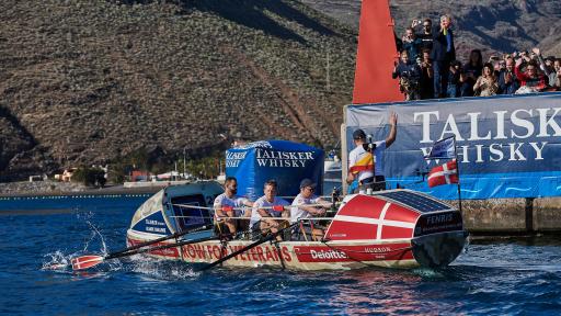 Talisker Whisky Atlantic Challenge Race Start Row for Veterans