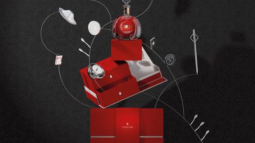 Image of LOUIS XIII COGNAC GIFT KEY VISUAL PORTRAIT WITH LOGO