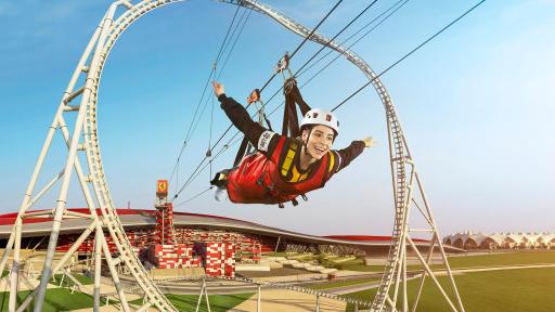 Image of Ferrari World Abu Dhabi Zip Line experience