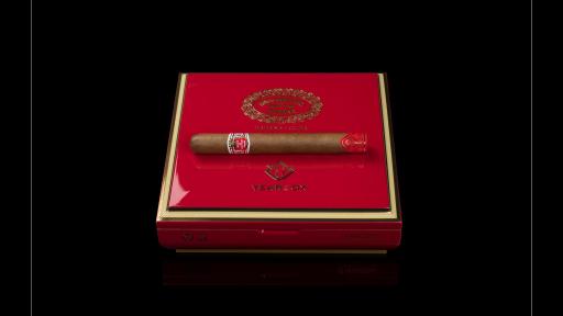 Image of This vitola is presented in a special box of 18 Habanos made “Totalmente a Mano con Tripa Larga"