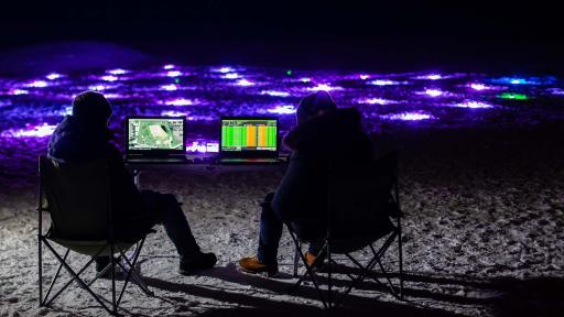 Image of a drone show