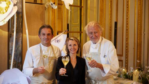 Champagne Perrier-Jou&euml;t at H&ocirc;tel de Crillon Perriet Jouet - S&eacute;verine Frerson, Pierre Gagnaire & Boris Campanella