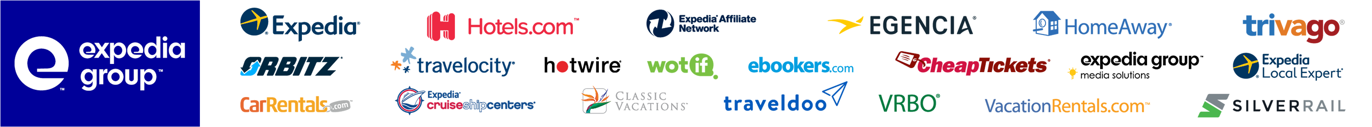 Expedia group logos