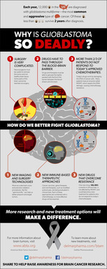 Each year, over 12,000 people are diagnosed with glioblastoma multiforme; few survive past 18 months. Why is glioblastoma so deadly?